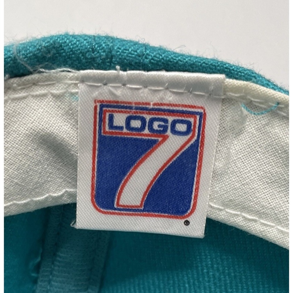 VTG 90s Florida Marlins Logo 7 Snapback Cap Hat Genuine Merchandise One Size Fit - Picture 7 of 9